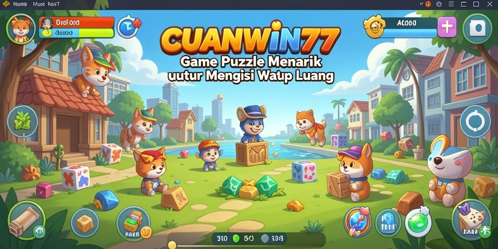 Tampilan menarik dari gameplay Puzzle CUANWIN77 yang seru.