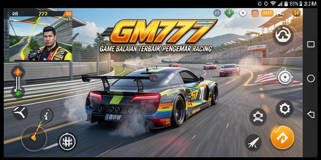 Gameplay seru di GM777 dengan balapan yang mendebarkan.