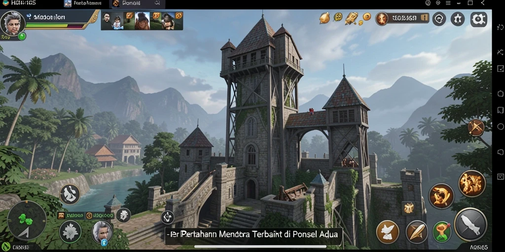 Tangkapan layar HOKI65 menampilkan aksi strategi dalam game Tower Defense.