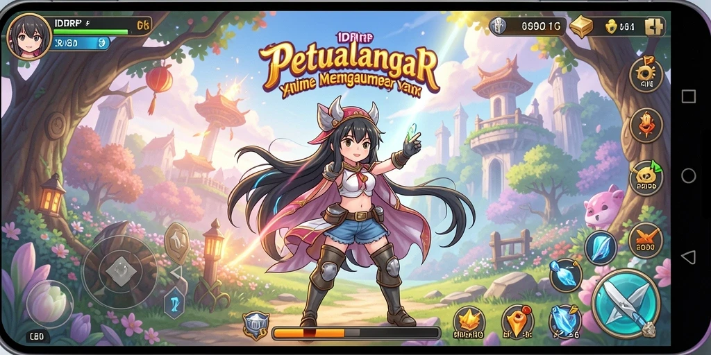 Tampilan gameplay IDRRP yang seru dan penuh aksi.