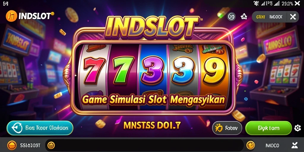 Tampilan menarik dari gameplay INDSLOT yang penuh warna.
