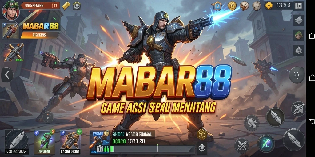 Gameplay seru MABAR88 menampilkan pertempuran intens.