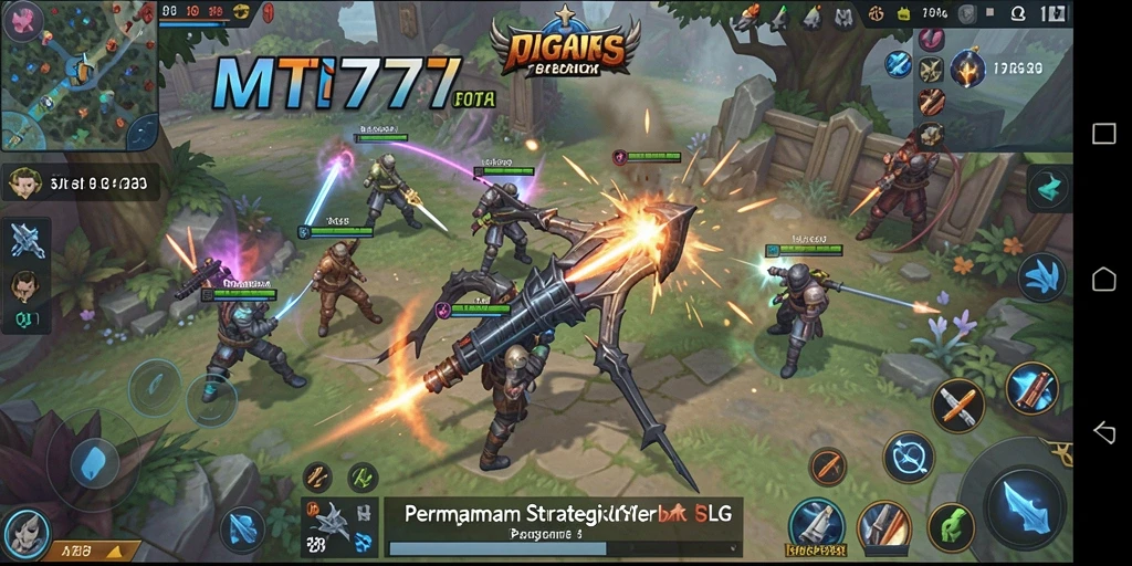 Tampilan menawan dari gameplay SLG MT777 yang seru.