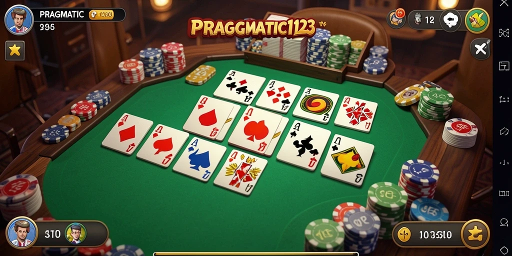 Tampilan gameplay Gaple yang menarik di PRAGMATIC123.