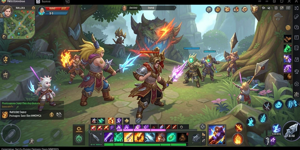 Gameplay menarik dari RATU303 dalam dunia MMORPG yang luas.