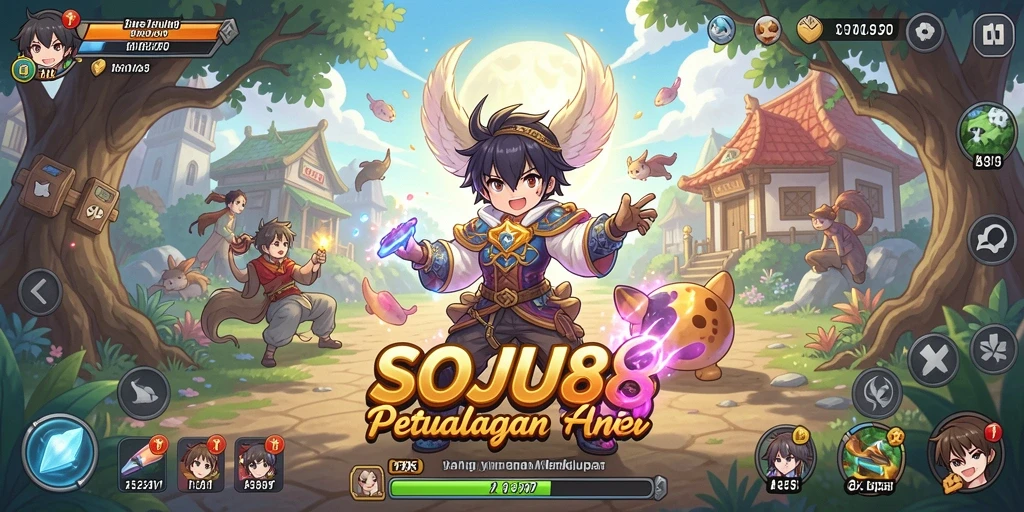 Tampilan gameplay SOJU88 dengan karakter Anime yang menawan.